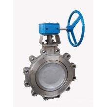 Skillful manufacture cast iron flange end butterfly valve